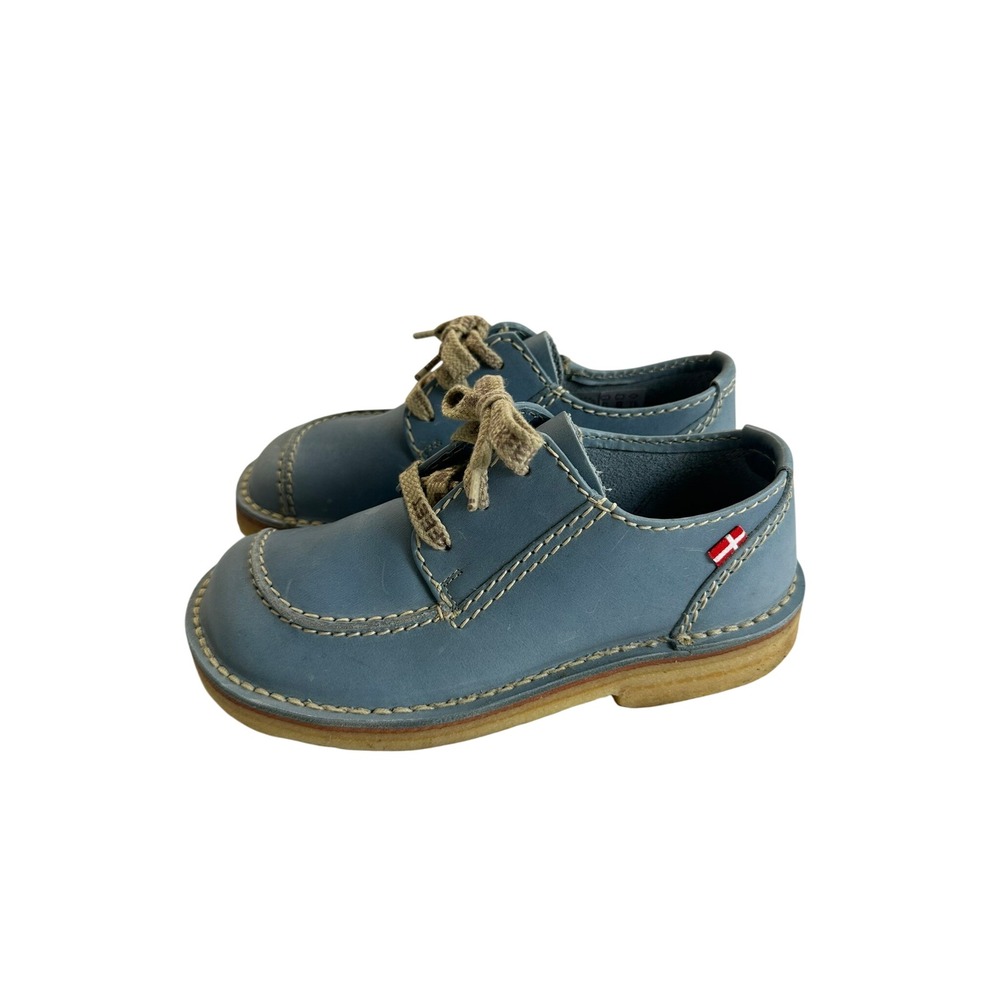 Duckfeet Sjælland Desert Boots Women 38 Blue Excellent Leather Crepe Sole